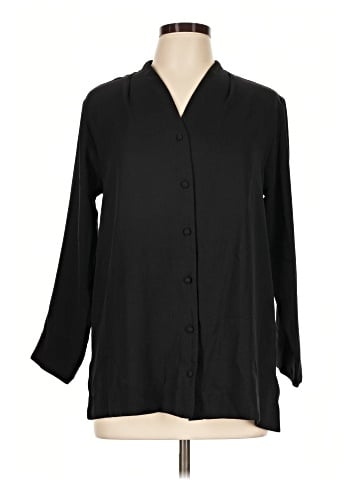 Lands' End 3/4 Sleeve Blouse (view 1)