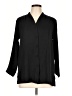 Lands' End 100% Polyester Black 3/4 Sleeve Blouse Size 10 (petite) - photo 1