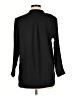 Lands' End 100% Polyester Black 3/4 Sleeve Blouse Size 10 (petite) - photo 2