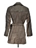 IMAN 100% Polyester Gray Trenchcoat Size S - photo 2