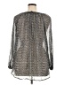 Jessica Simpson 100% Polyester Silver Long Sleeve Blouse Size 1X - photo 2