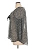 Jessica Simpson 100% Polyester Silver Long Sleeve Blouse Size 1X - photo 5