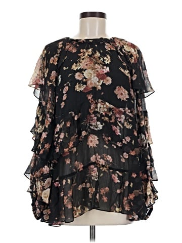 ALLSAINTS Short Sleeve Blouse (view 1)