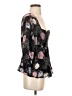 Nicholas 100% Silk Black 3/4 Sleeve Silk Top Size S - photo 4