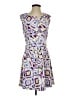Title Nine Print Purple Cocktail Dress Size S - photo 1