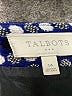 Talbots Outlet Houndstooth Blue Formal Skirt Size 14 - photo 4