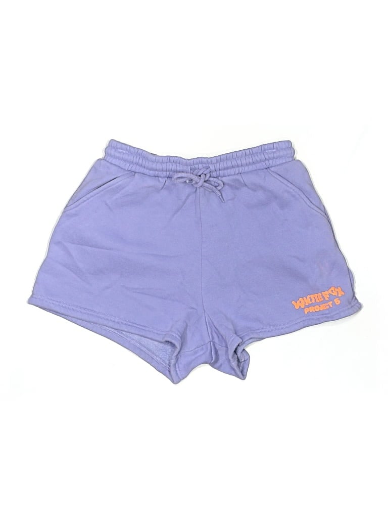 Pre-owned White Fox Athletic Shorts In Purple