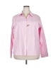 Westbound 100% Cotton Stripes Pink Long Sleeve Button-Down Shirt Size 22 - photo 1