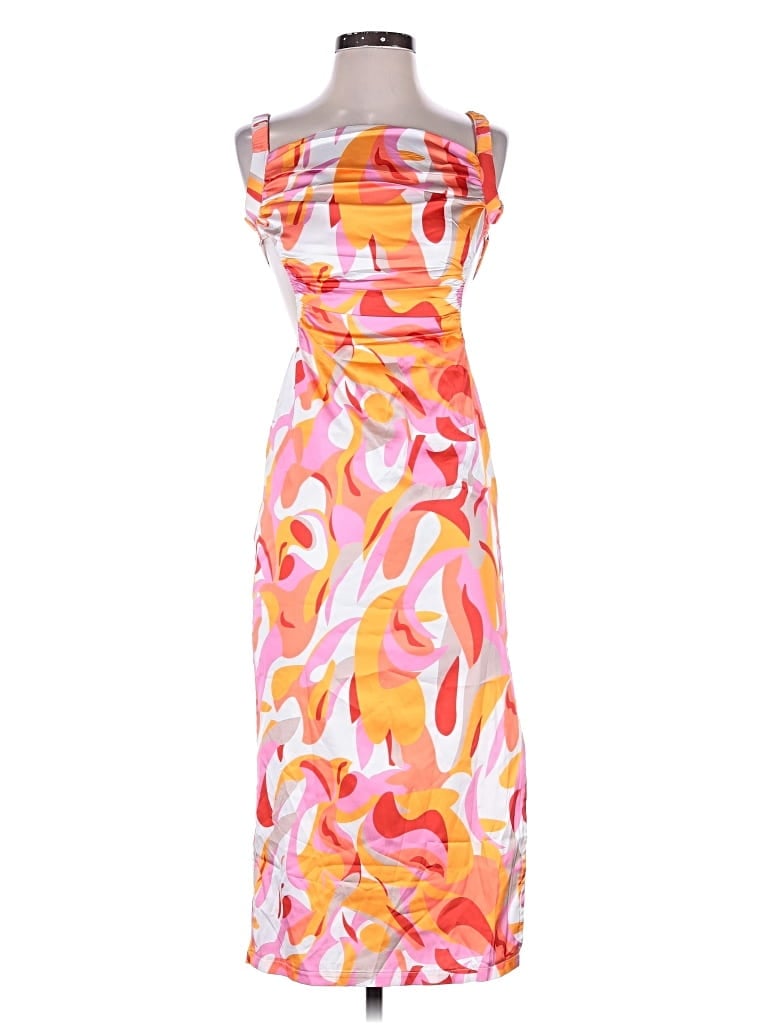 Pre-owned Hello Molly Cocktail Dress In Orange