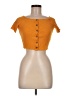 Bershka Orange Short Sleeve Top Size M - photo 1