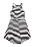 Lands' End 100% Baumwolle Stripes Blue Dress Size 7 - 8 - photo 2