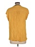 DR2 100% Rayon Yellow Short Sleeve Blouse Size L - photo 2
