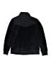 Athletic Works 100% Polyester Solid Black Track Jacket Size 4 - 6 - photo 2