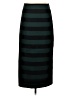 MNG Suit Stripes Green Formal Skirt Size 2 - photo 1