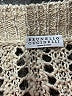 Brunello Cucinelli 100% Cotton Metallic Tan Pullover Sweater Size S - photo 7