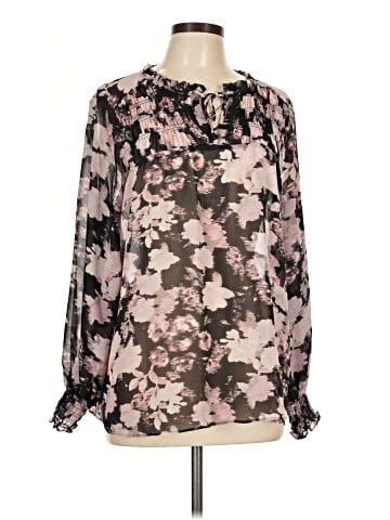 Ruff Hewn Long Sleeve Blouse (view 1)