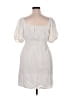 Sim & Sam 100% Rayon Solid White Casual Dress Size XL - photo 2