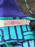 Alice & Trixie 100% Silk Graphic Blue Romper Size M - photo 4