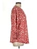 Lomon Red 3/4 Sleeve Blouse Size L - photo 4