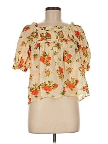 Elie Tahari Short Sleeve Blouse (view 1)