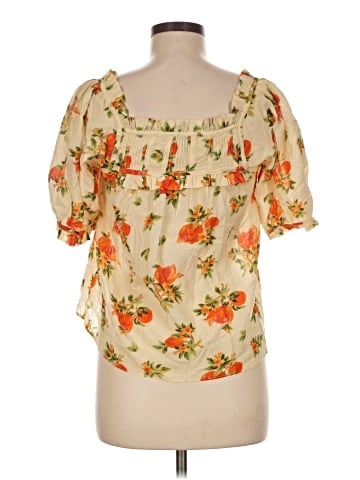 Elie Tahari Short Sleeve Blouse (view 2)