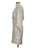 Eliza J Metallic Silver Cocktail Dress Size 2 - photo 5
