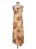 Unbranded 100% Rayon Print Yellow Tan Casual Dress One size - photo 2