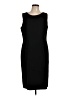 Evan Picone 100% Polyester Solid Black Cocktail Dress Size 12 - photo 1