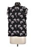 1.State 100% Polyester Black Sleeveless Blouse Size M - photo 2