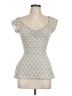 Deletta Gray Short Sleeve Top Size M - photo 1