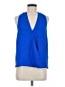 Krisa 100% Polyester Blue Sleeveless Blouse Size M - photo 1