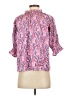 THML 100% Polyester Paisley Pink 3/4 Sleeve Blouse Size XS - photo 2