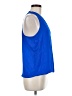 Krisa 100% Polyester Blue Sleeveless Blouse Size M - photo 4
