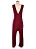 BCBGeneration Solid Burgundy Jumpsuit Size M - photo 2