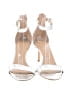 Ann Taylor 100% Leather Silver Sandals Size 7 1/2 - photo 2