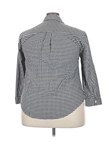 Club Z Collection 3/4 Sleeve Button-Down Shirt (view 2)