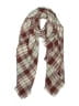 Look Plaid Burgundy Scarf One size - photo 1