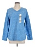 St. John's Bay 100% Polyester Blue Sweatshirt Size M - photo 1