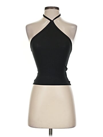 Madewell Supima&reg; Rib Halter Tank Top (view 1)