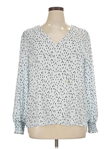 Worthington Long Sleeve Blouse (view 1)