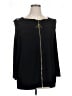 Travelers by Chico's 100% Polyester Black Coat Size XL (3) - photo 1