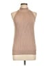 August Silk Tan Sleeveless Top Size L - photo 1