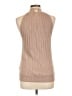 August Silk Tan Sleeveless Top Size L - photo 2