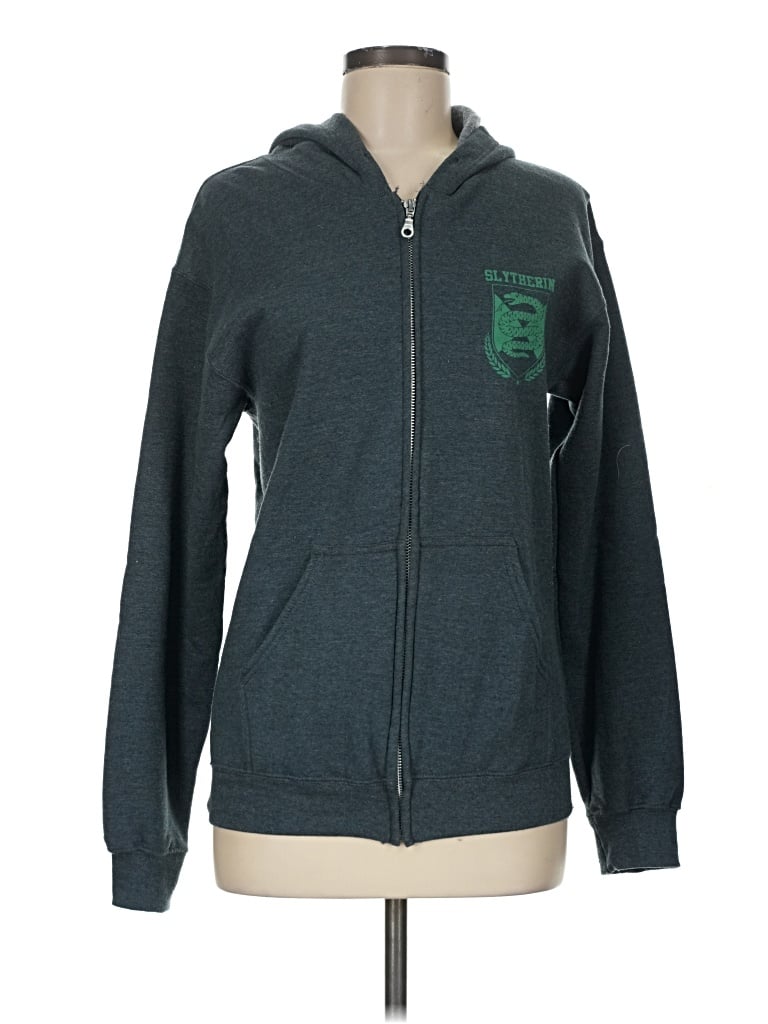 Pre-owned Harry Potter Zip Up Hoodie In Teal