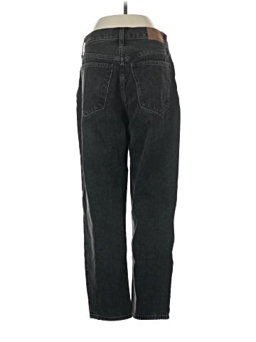 Madewell Petite Baggy Tapered Jeans in Mackinnon Wash (view 2)