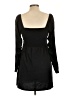 Gap Solid Black Casual Dress Size L - photo 2