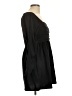 Gap Solid Black Casual Dress Size L - photo 4