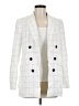 Bar III Checkered-gingham White Blazer Size M - photo 1