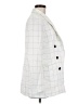 Bar III Checkered-gingham White Blazer Size M - photo 4