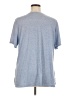 Perceptions Woman Blue Short Sleeve Top Size 1X - photo 2